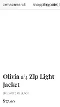 Frame #3 - demo.vuestorefront.io/olivia-1-4-zip-light-jacket.html?childSku=WJ12-XS-Black